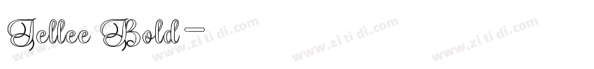 Jellee Bold字体转换